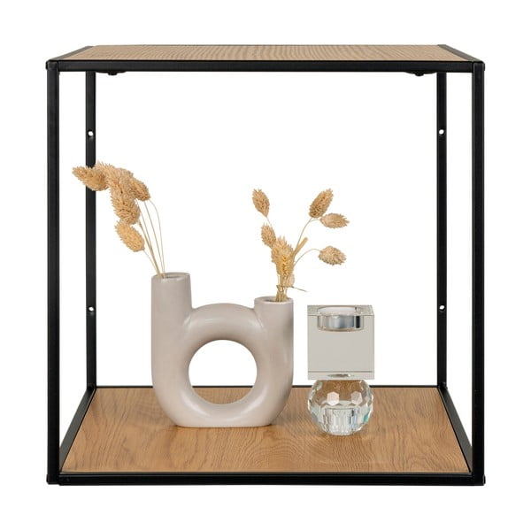 Dabīga toņa sienas plaukts ar ozolkoka imitāciju Vita – House Nordic-image-3