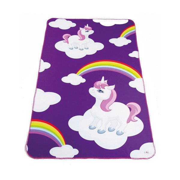 Rozā/violeta bērnu sega 85x125 cm – OYO kids-image-3