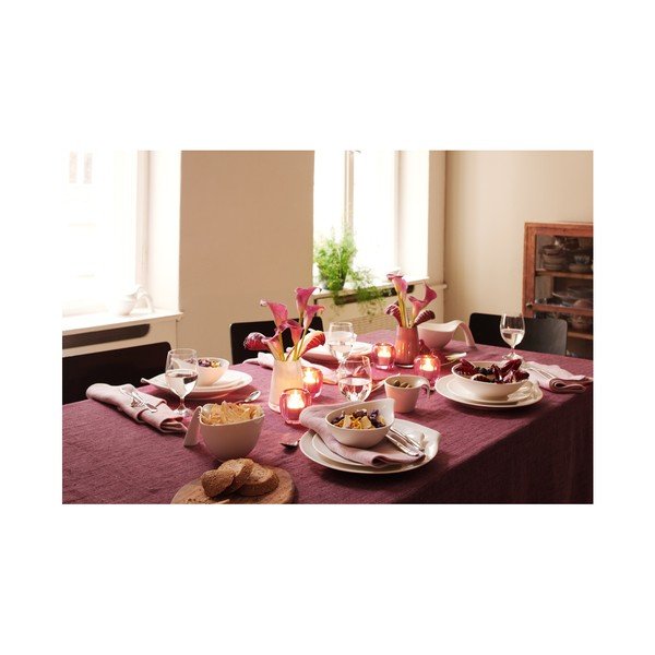 Balts porcelāna šķīvis Villeroy & Boch Flow, 43 x 19 cm-image-1