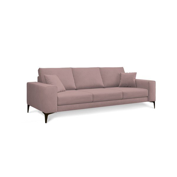 Cosmopolitan Design Lugano pulverveida rozā dīvāns, 239 cm-image-1