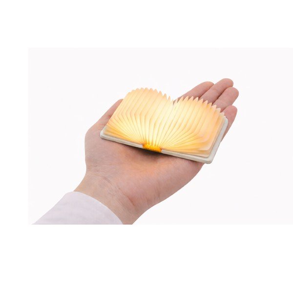 Balts pārvietojams gaismas dekors ar USB BookLight – Gingko-image-3