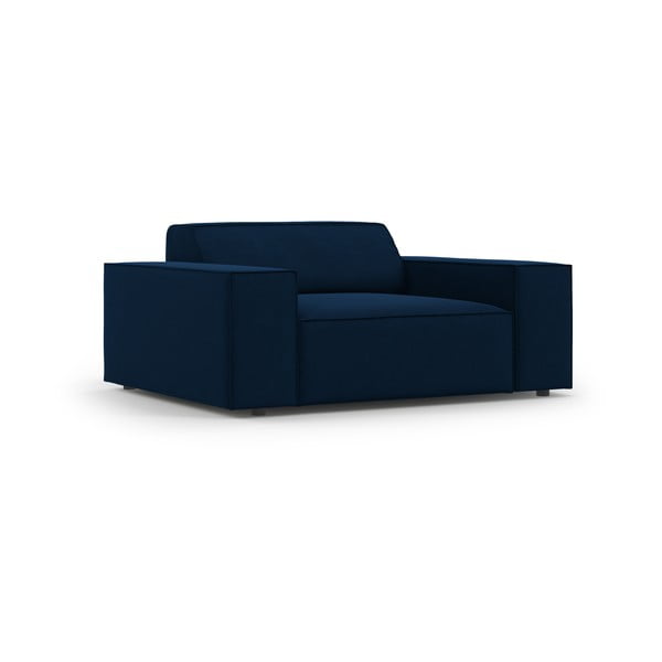 Tumši zils samta atpūtas krēsls Jodie – Micadoni Home