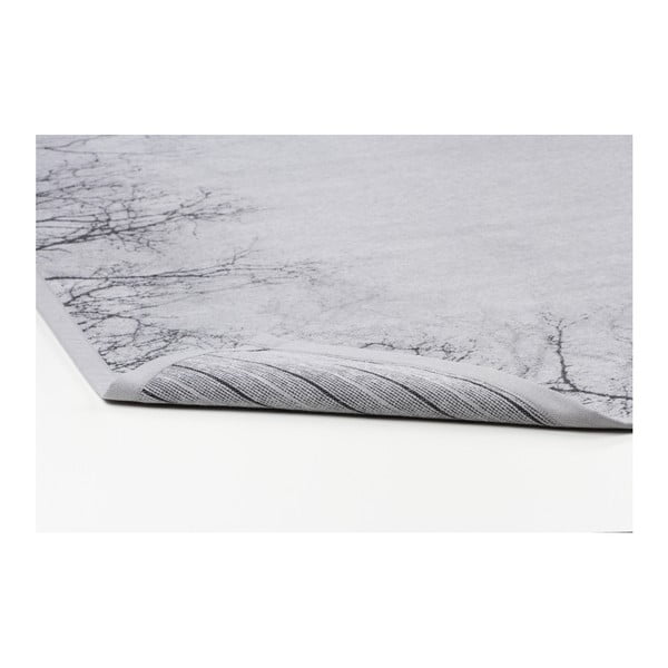 Pelēks divpusējs paklājs Narma Puise Silver, 100 x 160 cm-image-2