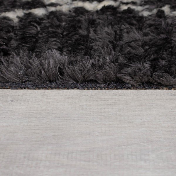 Melns paklājs 160x230 cm Aisha – Flair Rugs-image-3