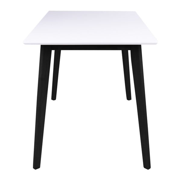 Balts ēdamistabas galds ar melnu konstrukciju Bonami Essentials Vojens, 120 x 70 cm-image-2