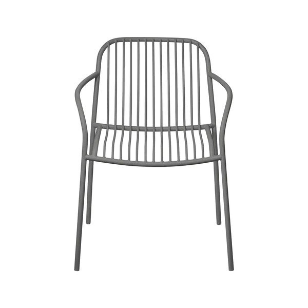 Pelēks metāla dārza krēsls Yua Wire – Blomus-image-2