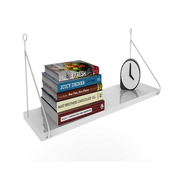 Balts plaukts Armoni - Kalune Design-image-2