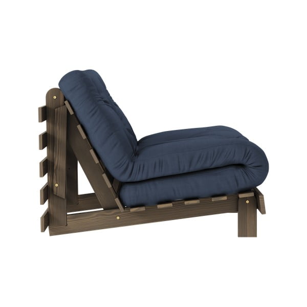 Tumši zils atpūtas krēsls Roots – Karup Design-image-3