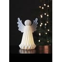 Balta keramikas Ziemassvētku LED lampiņas dekorācija Star Trading Vinter, augstums 23 cm