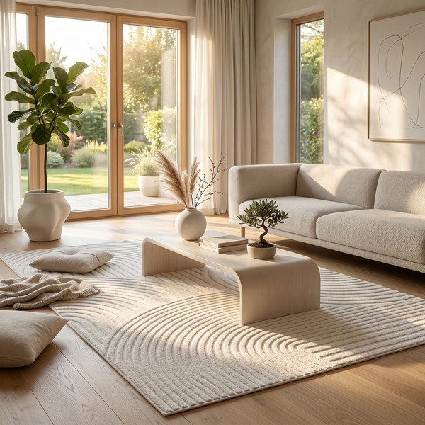 Krēmkrāsas paklājs 120x170 cm Whirl – ESTE-image-1
