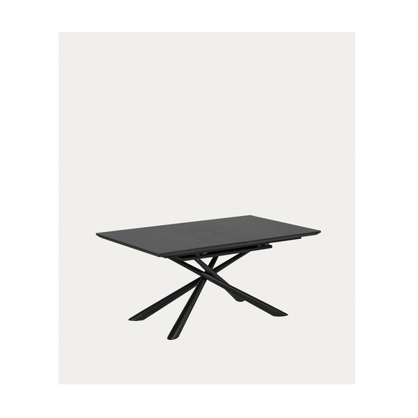 Izvelkams ēdamgalds ar papildu galda virsmu ar keramikas virsmu 90x160 cm Theone – Kave Home-image-3