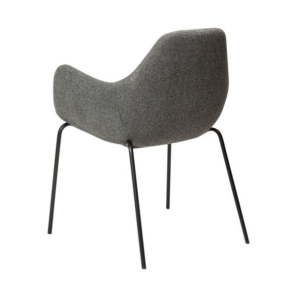 Pelēks atpūtas krēsls no buklē auduma Zimmer – DAN-FORM Denmark-image-4