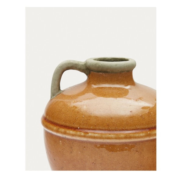 Brūna keramikas vāze Tamariu – Kave Home-image-3