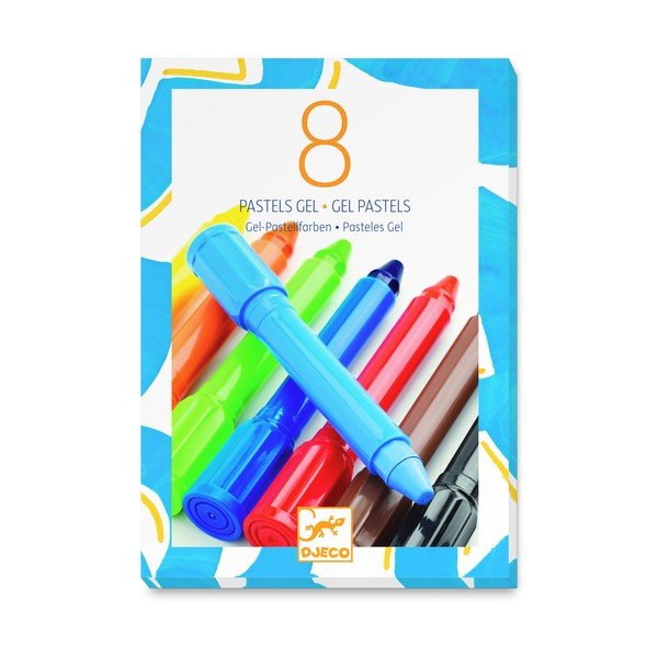 8 gela pasteļu komplekts Djeco Klasik-image-1
