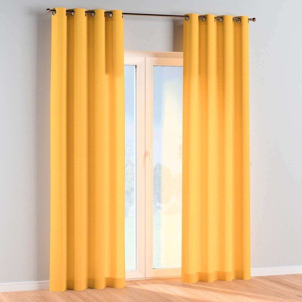 Dzeltens aizkars 260x130 cm Happiness – Yellow Tipi-image-1