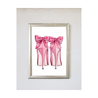 Plakāts 20x30 cm Pink Fashion Shoes - Piacenza Art