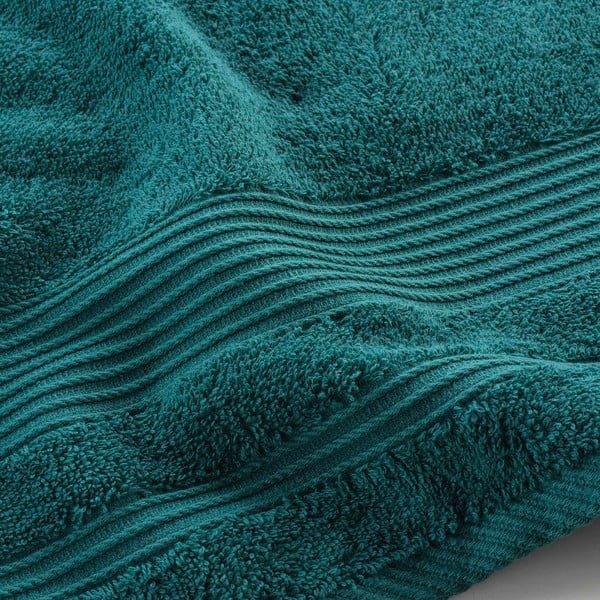 Tumši zaļš frotē kokvilnas dvielis 70x130 cm Tendresse – douceur d'intérieur-image-2