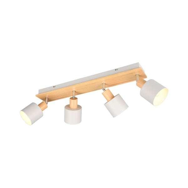 Balta/dabīga toņa prožektora tipa lampa ø 9 cm Shanti – Trio-image-2