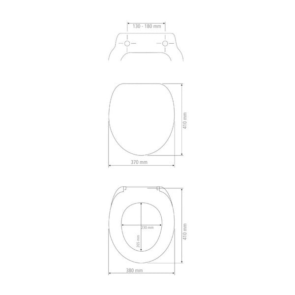 Tualetes poda sēdeklis 38 x 41 cm Prima – Wenko-image-4