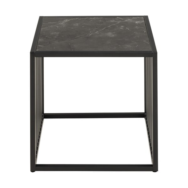 Sānu galdiņš ar akmens imitāciju 40x40 cm Strington – Actona