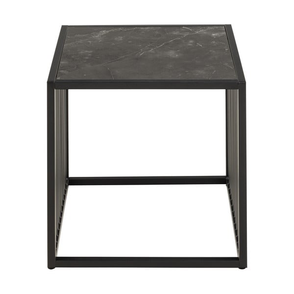 Sānu galdiņš ar akmens imitāciju 40x40 cm Strington – Actona