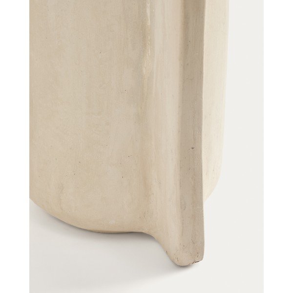 Krēmkrāsas augsta vāze no papjēmašē (augstums 67 cm) Mireni – Kave Home-image-3