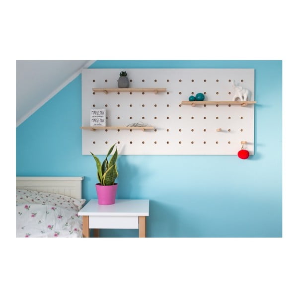 Balts sienas organizators Ragaba TRIVENTI, 120 x 60 cm-image-1