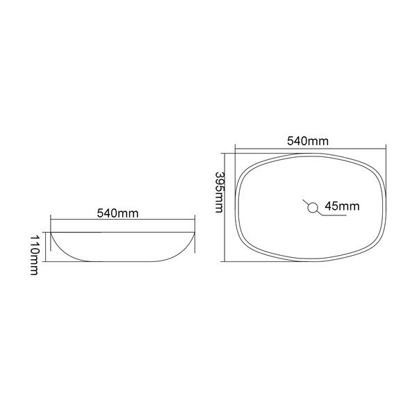 Zaļganzila stikla izlietne 54x39,5 cm Kvaore – Sapho-image-4