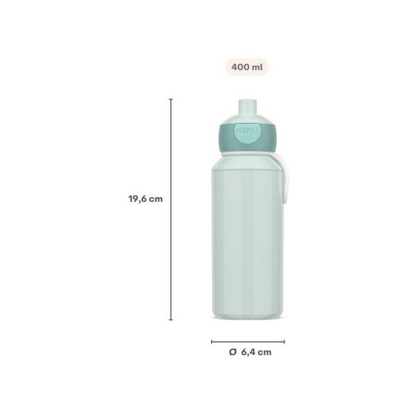 Bēša plastmasas bērnu pudele 400 ml Sunshine & Rainbow – Mepal-image-4