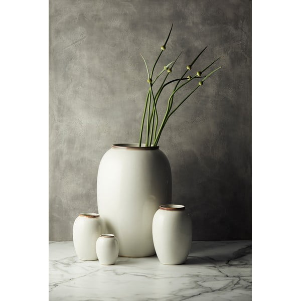 Balta akmensmasas vāze (augstums 20 cm) Gastro  – Bitz-image-1