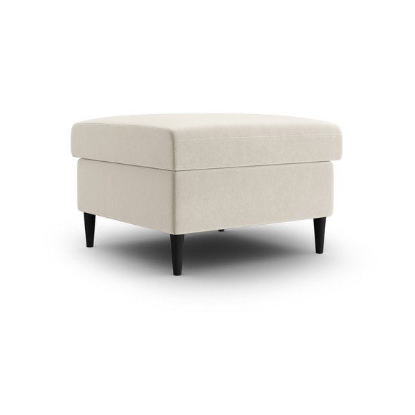 Bēšs samta kāju soliņš Kyoto – Cosmopolitan Design-image-1