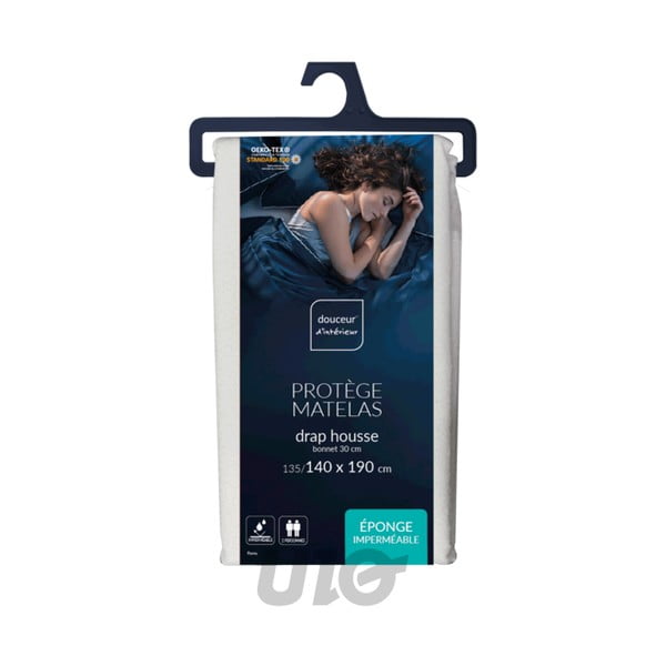 Matrača aizsargpārvalks 140x190 cm Ponny – douceur d'intérieur-image-1