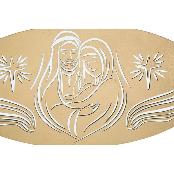 Sienas dekors zelta krāsā Mauro Ferretti Nativity-image-2