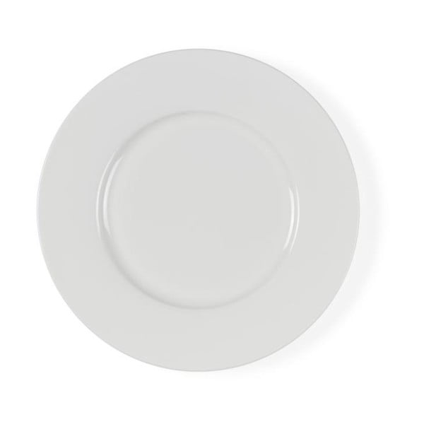 Balts porcelāna deserta šķīvis Bitz Mensa, diametrs 22 cm