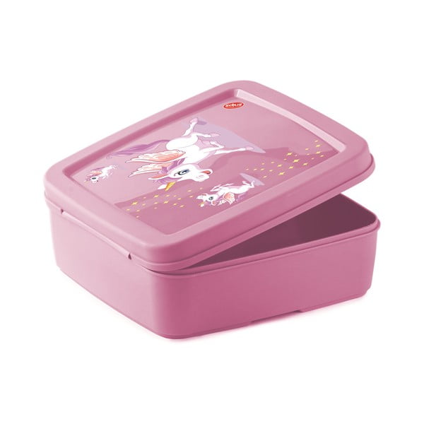 Rozā bērnu pusdienu kārba Unicorn – Snips-image-3
