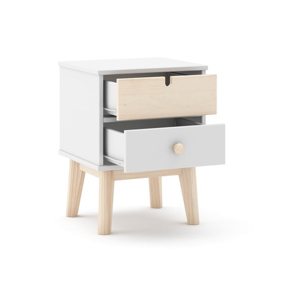 Balts bērnu naktsskapītis Estefania – Marckeric-image-4