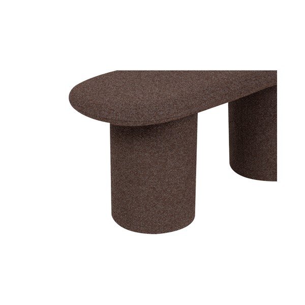 Brūns polsterēts sols no buklē auduma Rull – noo.ma-image-2