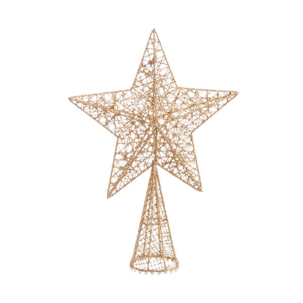 Ziemassvētku eglītes zvaigzne zelta krāsā Unimasa Estrella