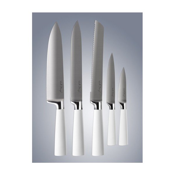 Nazu komplekts ar statīvu un griešanas dēlīti - balts-image-4