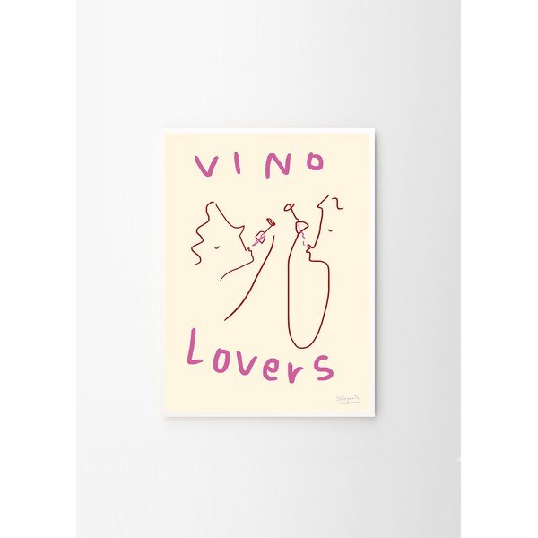 Plakāts 50x70 cm Vino Lovers – Ruby Hughes – The Poster Club-image-3