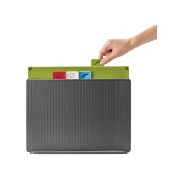 Tumši pelēks statīvs ar 4 dēļiem Joseph Joseph Index, 34,6 x 27,3 cm-image-1