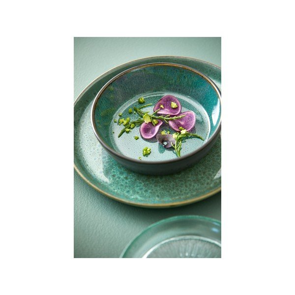 Zaļa/melna akmensmasas bļodiņa Gastro Green/Black – Bitz-image-3