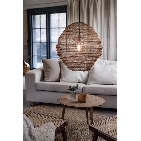 Zelta krāsas piekaramā lampa ar metāla abažūru ø 50 cm Tazza – Markslöjd-image-2