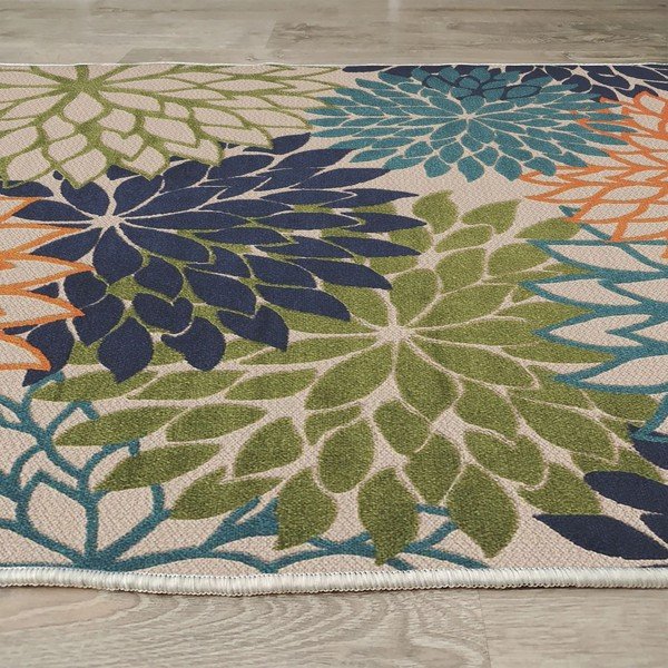 Mazgājams paklājs no kokvilnas maisījuma 100x150 cm Geo Flowers – Conceptum Hypnose-image-4