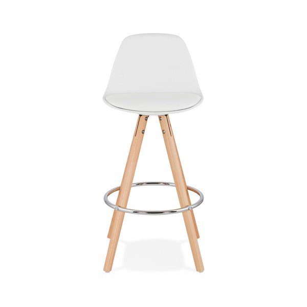 Balts bāra krēsls Kokoon Anau, sēdekļa augstums 64 cm-image-2