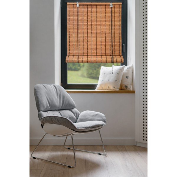 Oranža bambusa žalūzija 100x160 cm Zeva – Gardinia-image-1