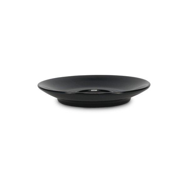 Melna porcelāna apakštasīte ø 12,5 cm Barista – BonBistro-image-4
