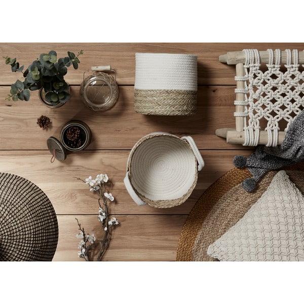 Tīkkoka taburete ar kokvilnas virves sēdekli Kave Home Eclipse-image-3