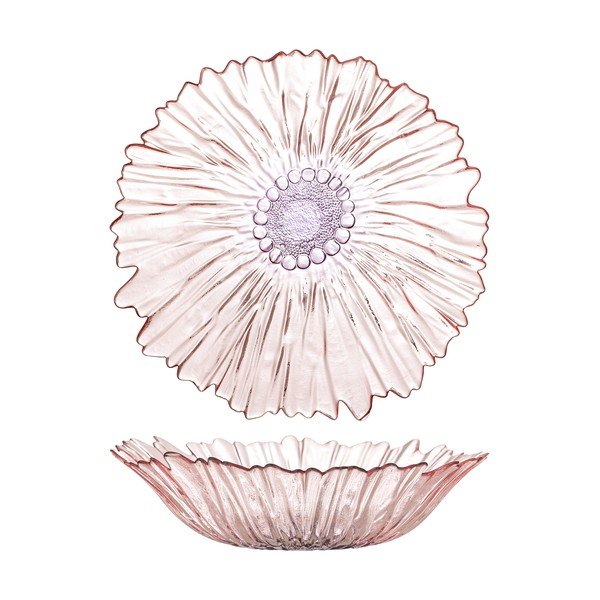 Gaiši rozā stikla bļoda ø 31 cm Mariko – Bloomingville-image-4