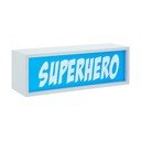 Zils gaismas dekors uz baterijām Superhero – Premier Housewares